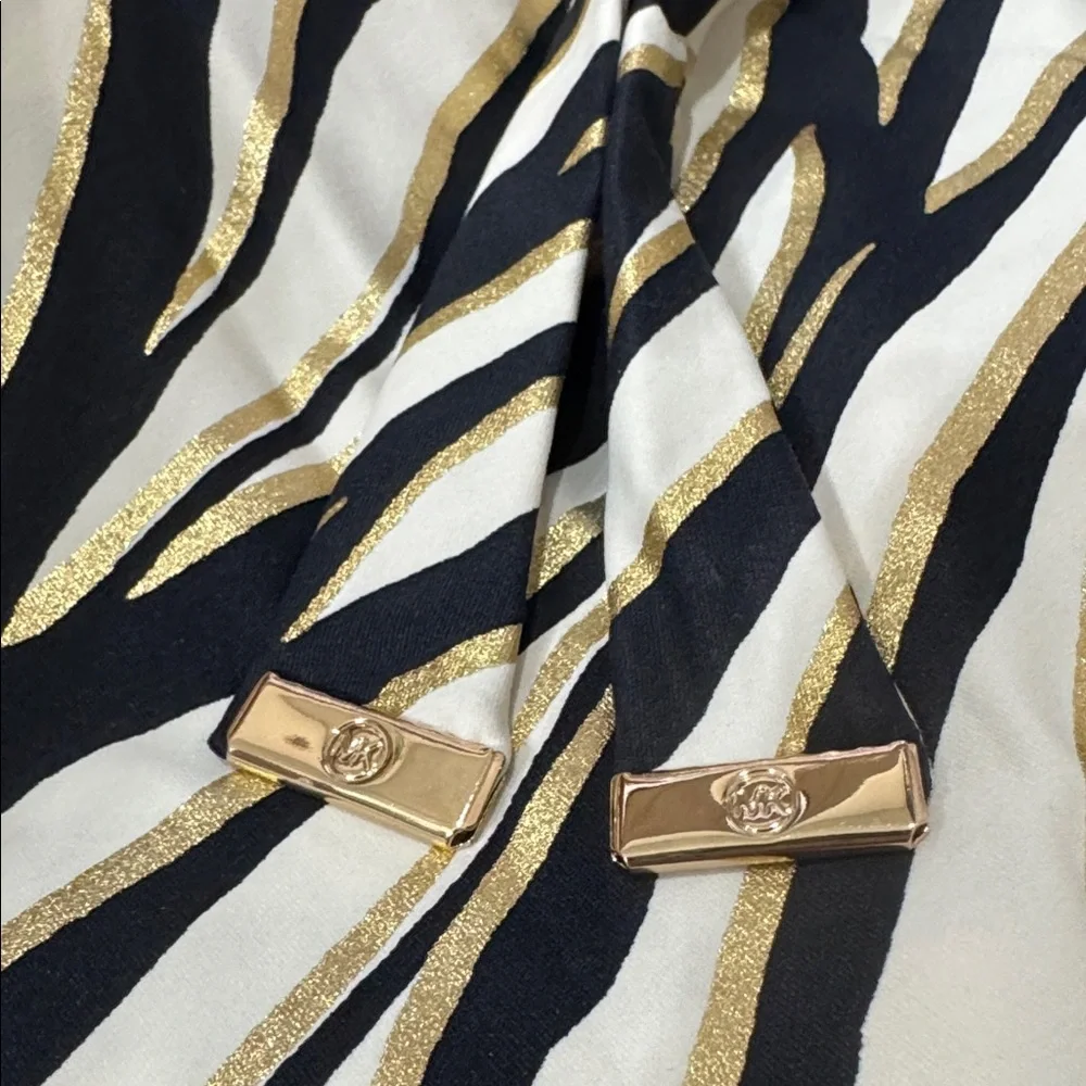 Michael Kors Tiger Zebra Pareo Cover Up Skirt Size XS / S NEW